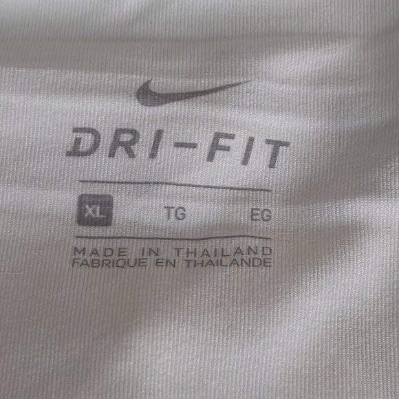 Nike Golf Skort Womens X Large White Pull On Pockets Gray Swoosh Golf Team - Picture 2 of 8